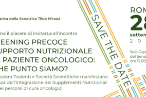 Screening precoce e supporto nutrizionale del paziente oncologico: a che punto siamo?